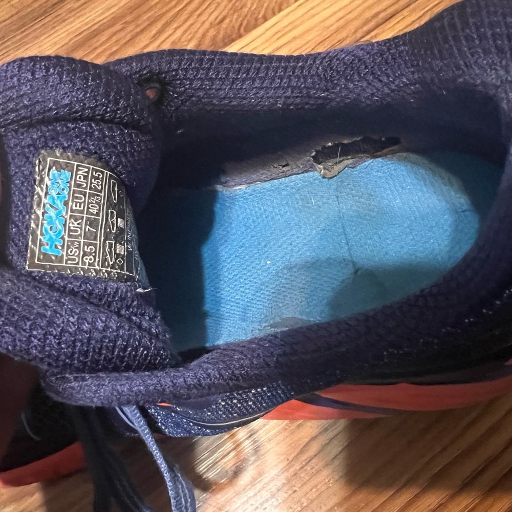Size 8.5 - Hoka One One Infinite Blue - 1009649-CFNC - Picture 6 of 6